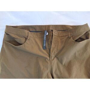 Lululemon Athletica Men's Commission Pant Slim Warpstreme 40 W 30 L Brown